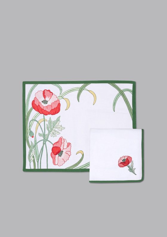 FLOWERS PLACEMAT SET OF 2
