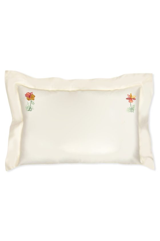 EMBROIDERED ORCHID BED SET