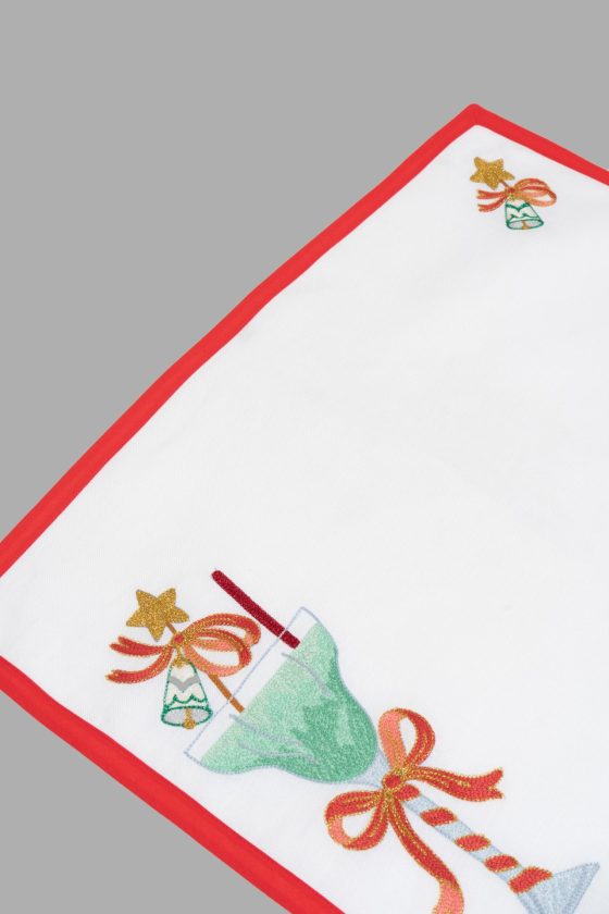 CHRISTMAS COCKTAILS PLACEMAT SET OF 2